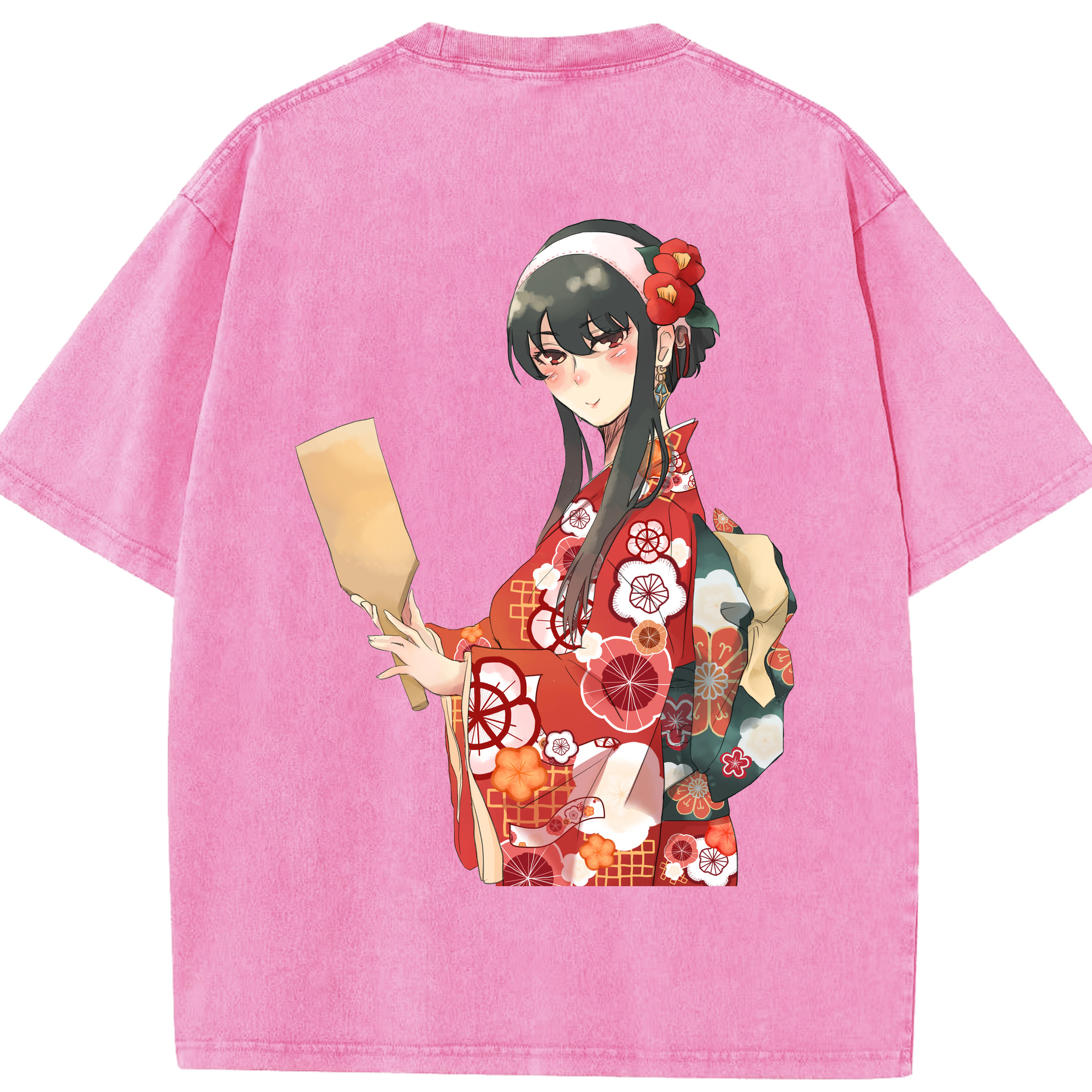 （画像用） SPY×FAMILY间谍家家酒 綿100% ヴィンテージ風 半袖Tシャツ（背面プリント）
